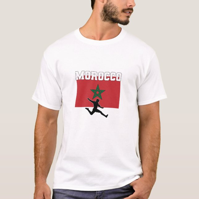 Morrocco Football Soccer National Team T-Shirt (Front)