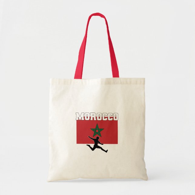 Morrocco Football Soccer National Team Tote Bag (Front)