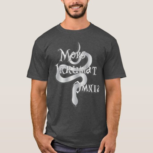 Mors Irrumat Omnia Ninth House Quote  T_Shirt