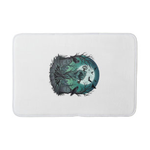 Mors Zombie Hand Skeleton Key Tombstone Ravens Hal Bath Mat