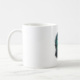 Mors Zombie Hand Skeleton Key Tombstone Ravens Hal Coffee Mug