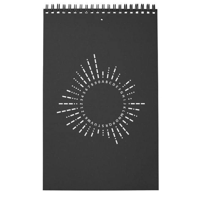 Morse Code Alphabet Calendar (Cover)