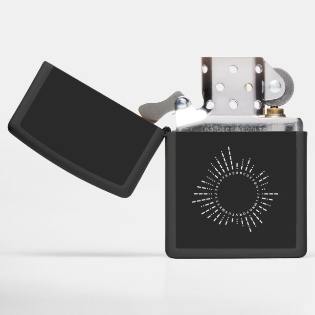 Morse Code Alphabet Zippo Lighter | Zazzle
