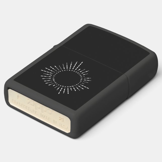 Morse Code Alphabet Zippo Lighter | Zazzle