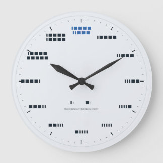 Morse Code Clock - True Signal Length, Frost
