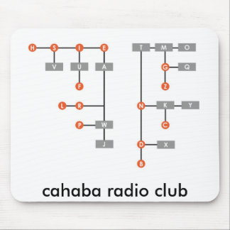 Morse code mouse pad