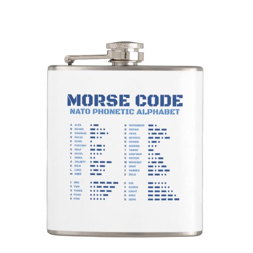 Morse Code NATO Phonetic Alphabet Flask