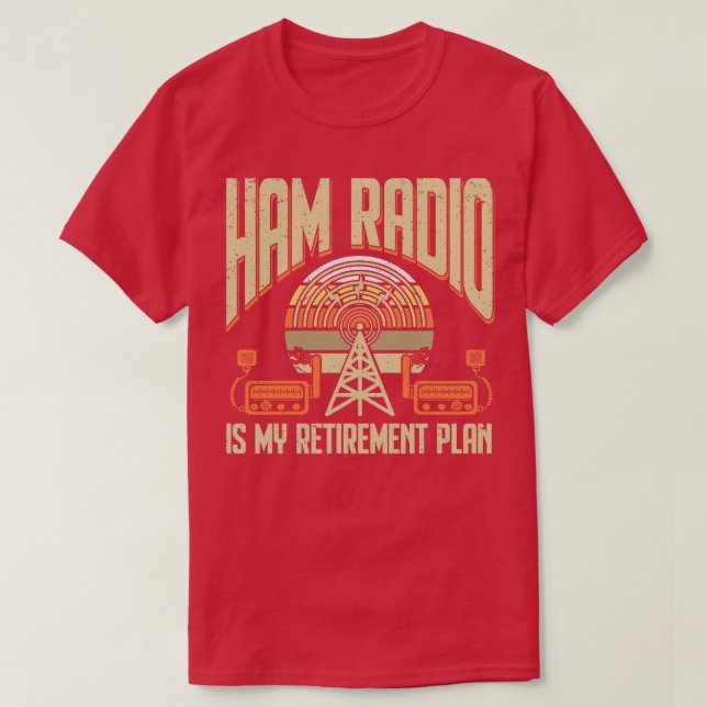 Morse Code Radio Ham Amateur Radio Operator ( T-Shirt (Design Front)