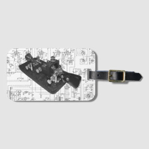 Morse Code Radio Key Schematic Luggage Tag