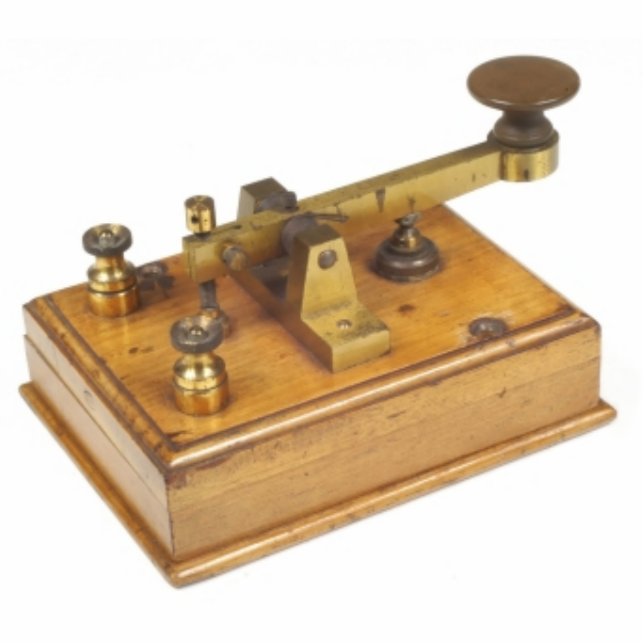 morse key photo sculpture (Front)