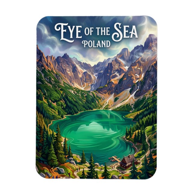 Morskie Oko Poland Magnet (Vertical)