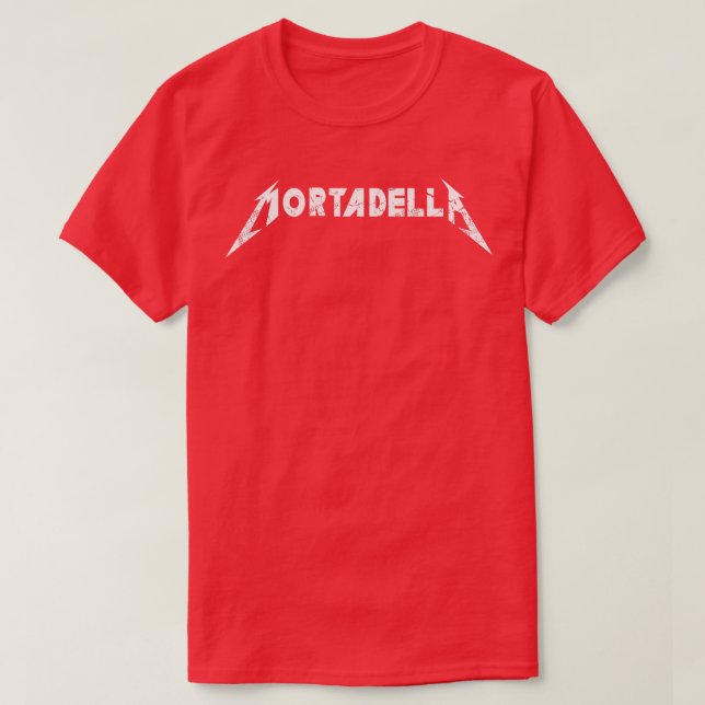Mortadella Italian Italy Italia Food Humor Funny T-Shirt (Design Front)