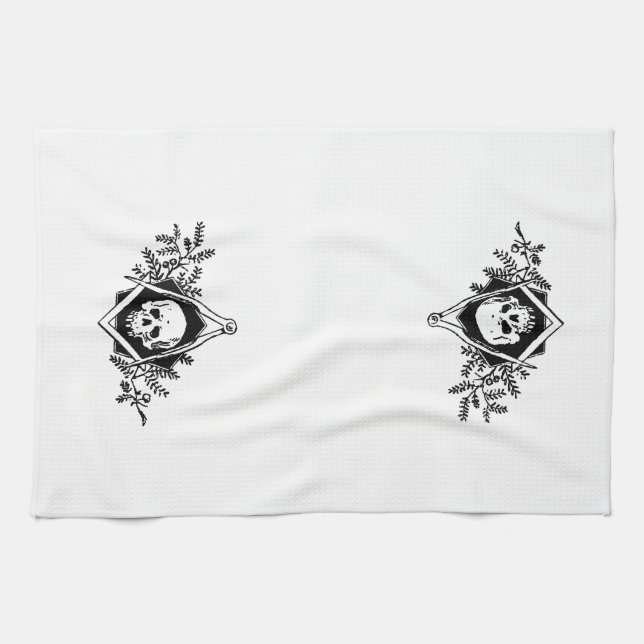 Mortality Square and Compasses Towel (Horizontal)