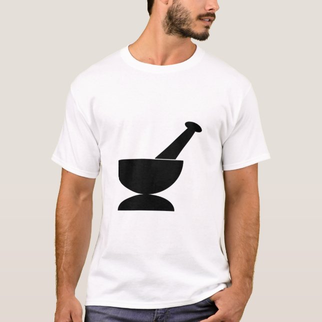 Mortar and pestle art T-Shirt (Front)