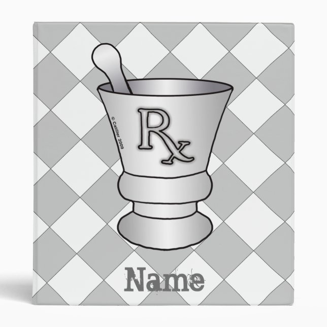 Mortar and Pestle Binder (Front)