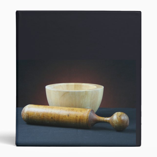 Mortar and Pestle Binder (Front)