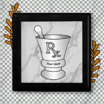 Mortar and Pestle custom name Gift Box<br><div class="desc">Mortar and Pestle custom name gift box, Doctor t-shirts, Surgeon apparel, Pharmacist gifts, Physician gifts by ArtMuvz Illustration. Matching Surgeon t-shirt and gifts, physician gifts for Doctor, Physician, Retired Doctor and more. To personalize click on "personalize this template" then edit the fields provided for your custom gift. You can add...</div>