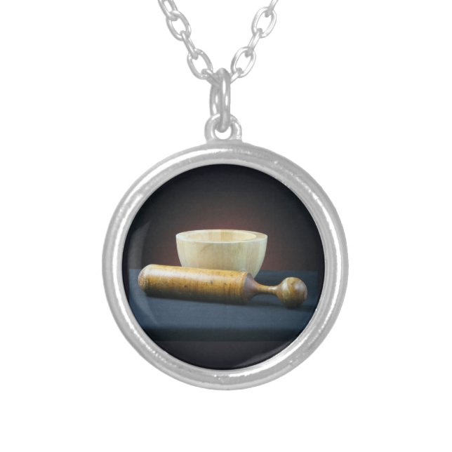 Mortar and Pestle Necklace (Front)