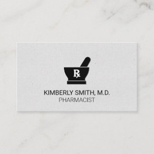 Mortar and Pestle Pharmacist Medicine Business Card