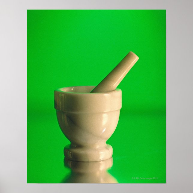 Mortar and pestle poster (Front)