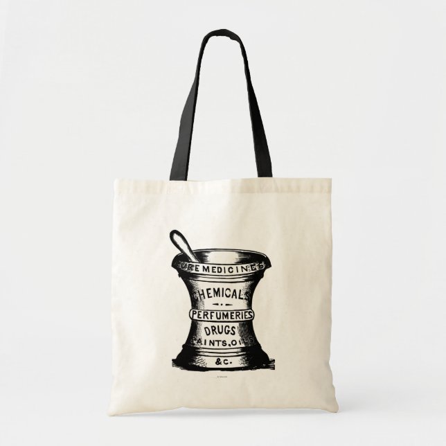 Mortar And Pestle Tote Bag (Front)