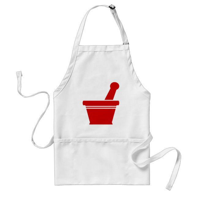Mortar & Pestle Adult Apron (Front)