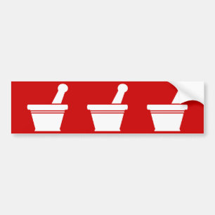 Mortar & Pestle Bumper Sticker