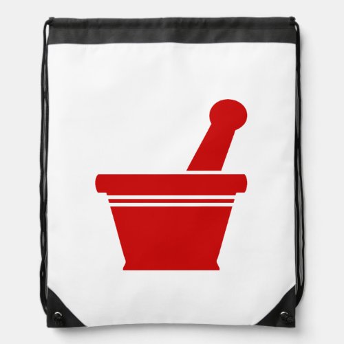 Mortar  Pestle Drawstring Bag