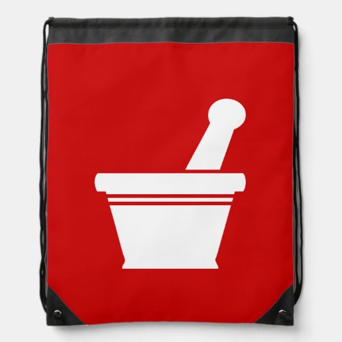 Mortar  Pestle Drawstring Bag