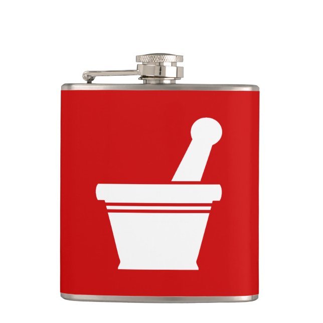 Mortar & Pestle Flask (Front)