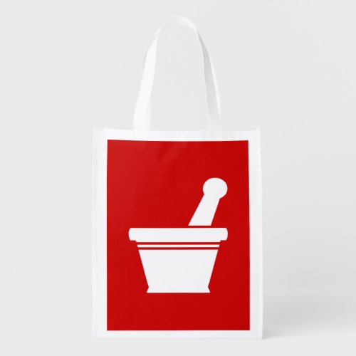 Mortar  Pestle Grocery Bag