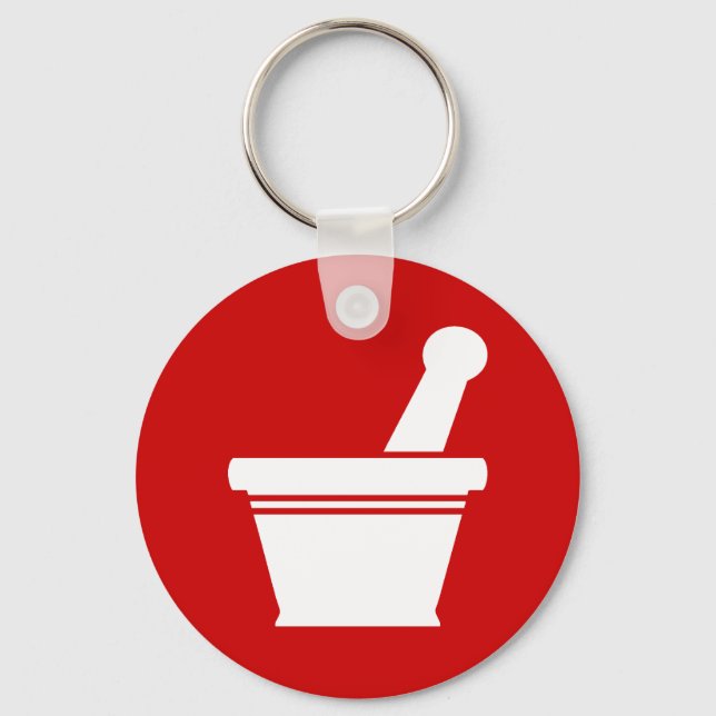 Mortar & Pestle Keychain (Front)