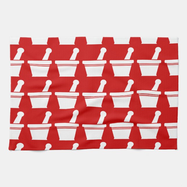 Mortar & Pestle Kitchen Towel (Horizontal)