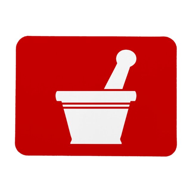 Mortar & Pestle Magnet (Horizontal)