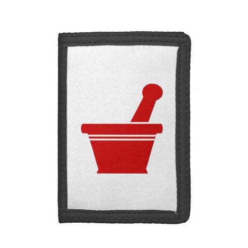 Mortar  Pestle Trifold Wallet