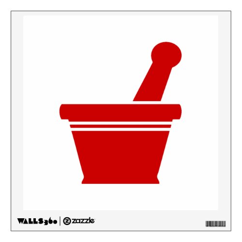 Mortar  Pestle Wall Decal