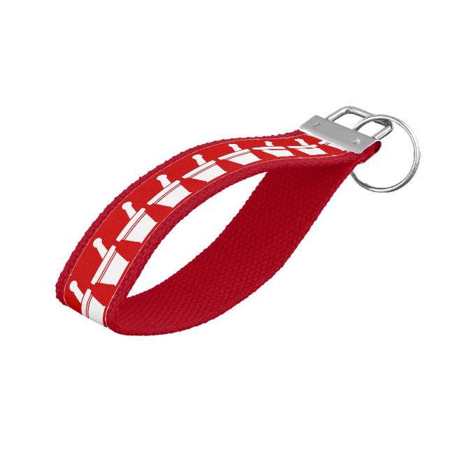 Mortar & Pestle Wrist Keychain (Angled Up)