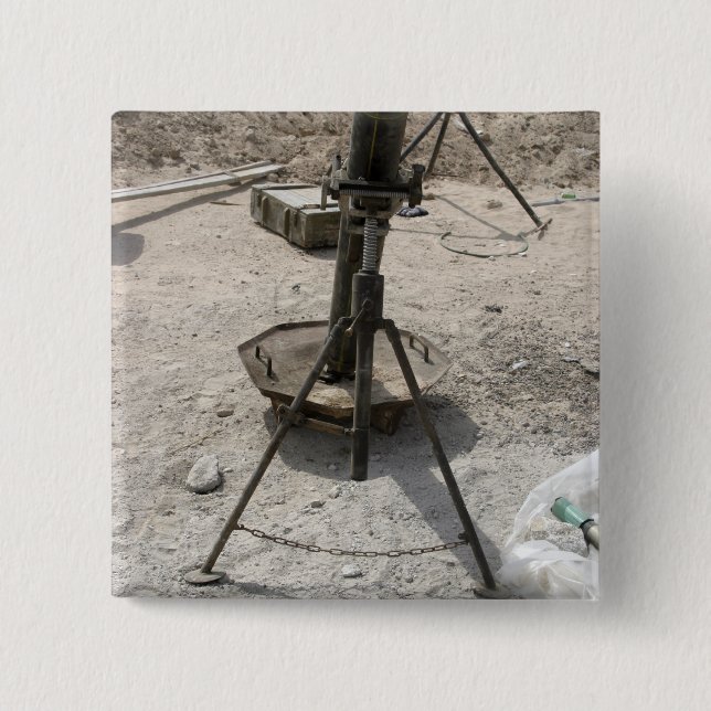 Mortar tubes pinback button (Front)