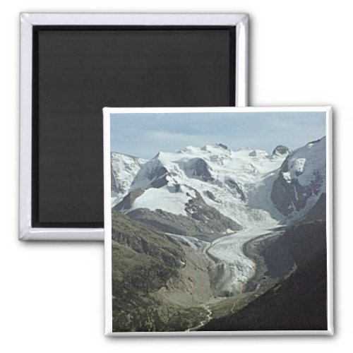 Mortaratch Glacier in Switzerland Magnet