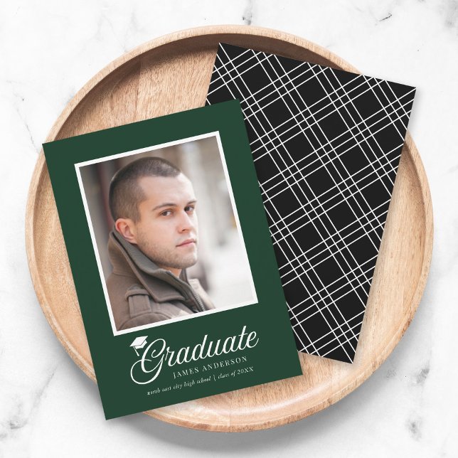Mortarboard Script Editable Colors Photo Graduate (Creator Uploaded)
