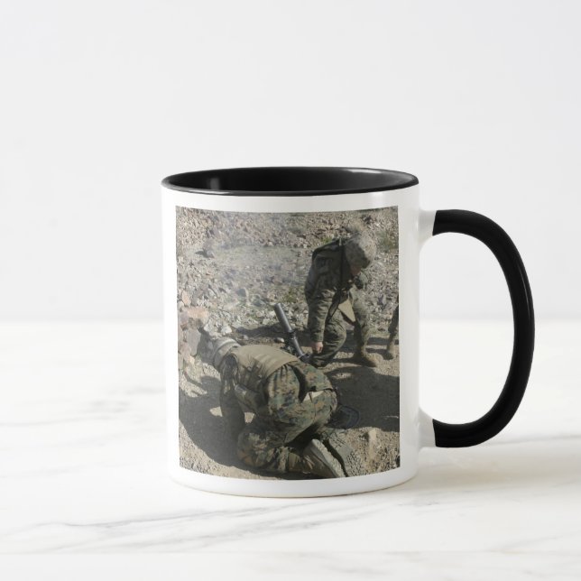 Mortarmen cover their ears and avert their eyes mug (Right)