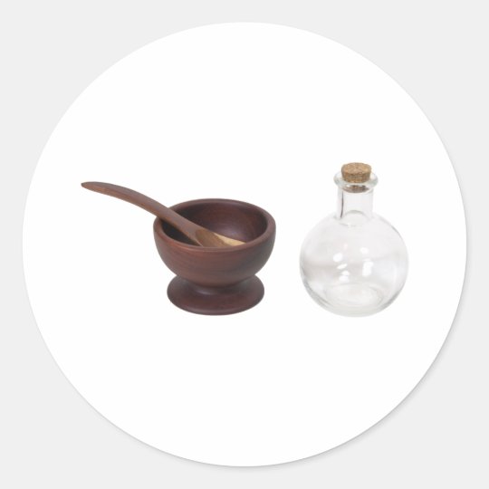 MortarPedestalPotion111409 Classic Round Sticker