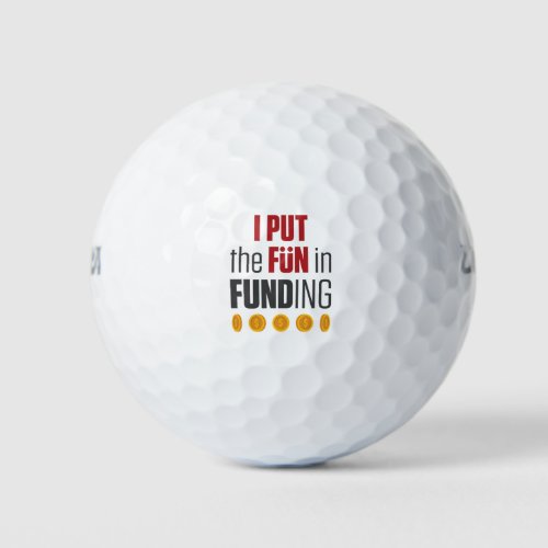 Mortgage Broker Loan Officer I Pun Fun in Funding Golf Balls