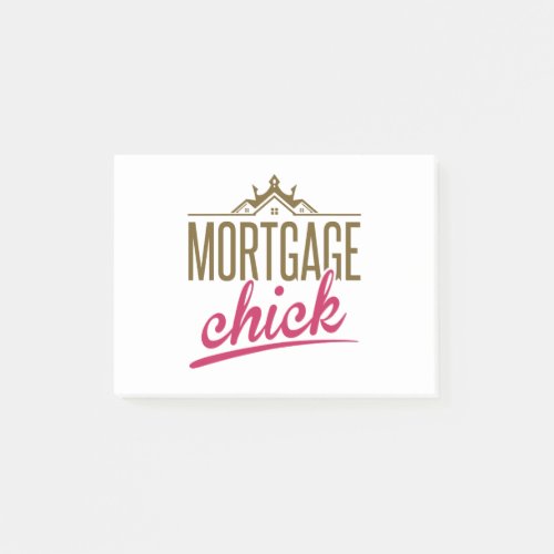 Mortgage Chick Underwriter Loan Processor Banker Post_it Notes