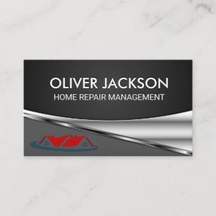 Mortgage House Real Estate logo Business Card