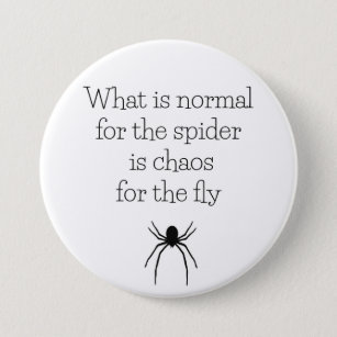 Morticia Addams Spider Goth Button