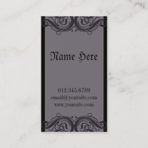 Morticia Business Card