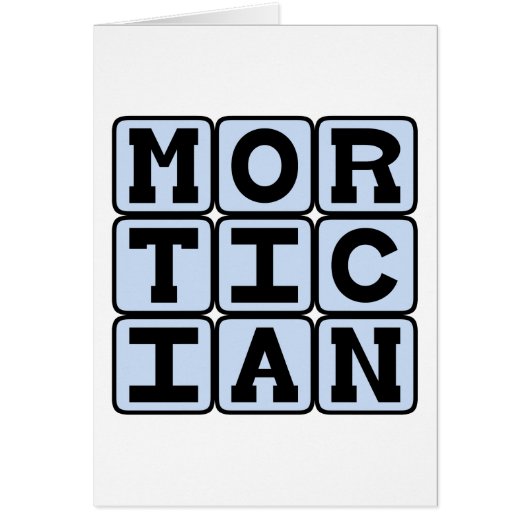 Mortician, Funeral Director (Front)