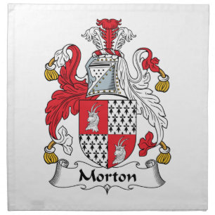 Morton Family Crest Cloth Napkin