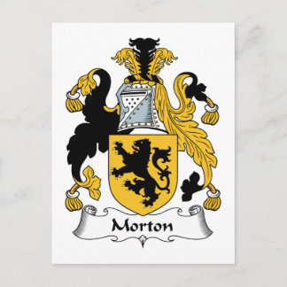 Morton Family Crest Postcard
